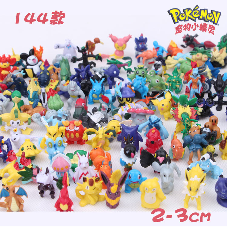 Pokemon 144 Pokémon Pokemon Doll Pikachu Micro Landscape Decoration Doll Capsule